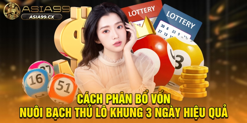 Cách phân bổ vốn nuôi bạch thủ lô khung 3 ngày hiệu quả